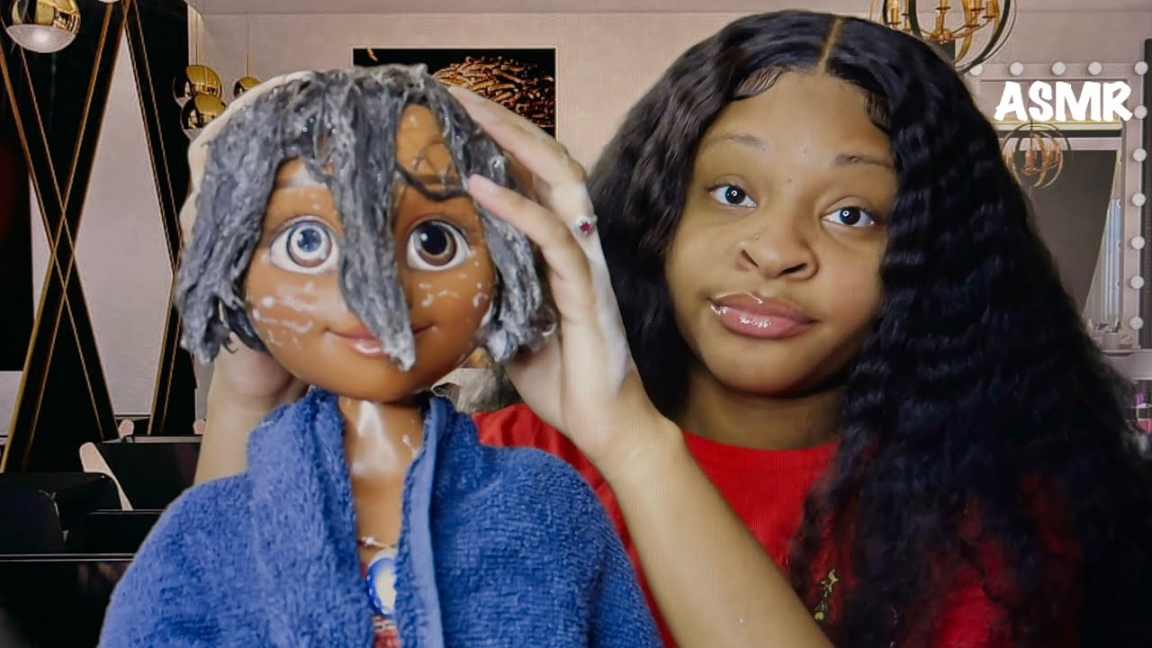 ASMR | Wash Day For Lil Girl Role Play W/ Gum Chewing! 💦