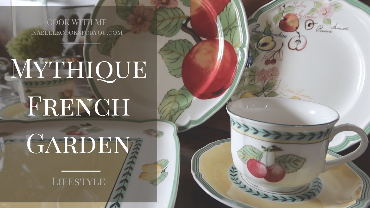Mythique French Garden - Vaisselle de printemps