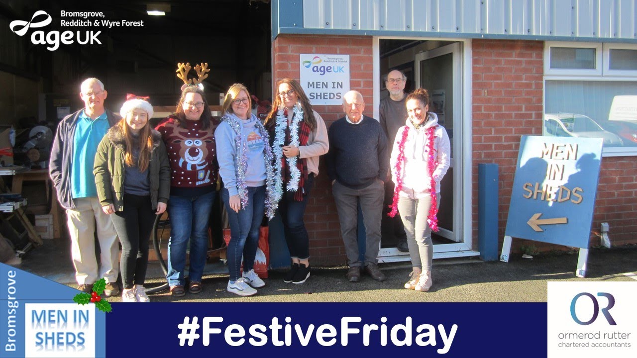 #FestiveFriday - Ormerod Rutter visit Bromsgrove Men In Sheds!