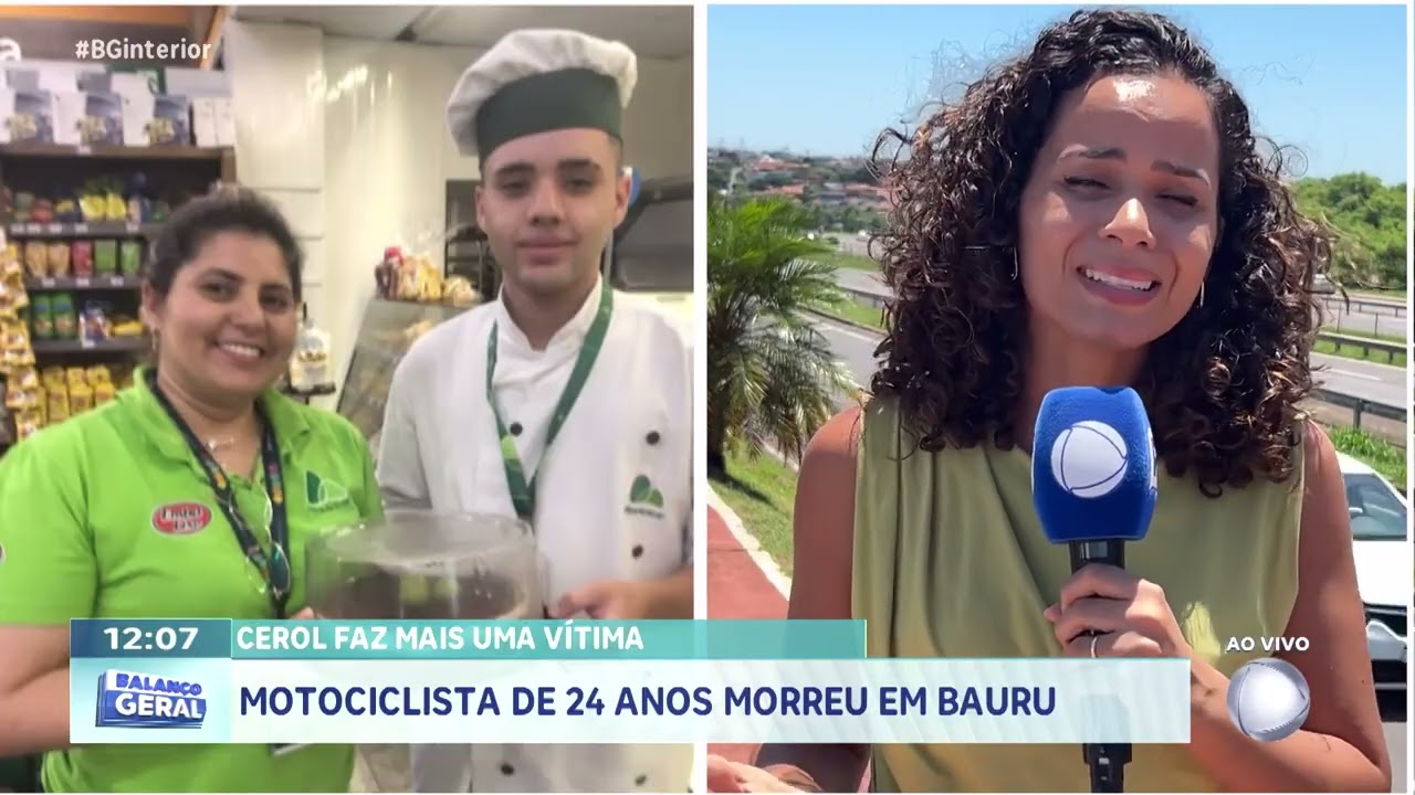 Cerol faz mais uma vítima: motociclista de 24 anos morreu em Bauru