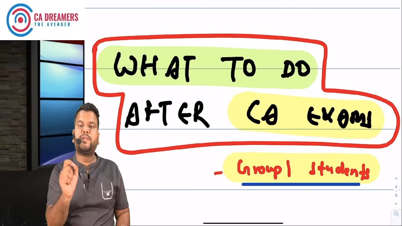 What To Do After CA Inter  Group 1 May 2022 Exams? 100% Honest Guidance By Vinit Mishra Sir