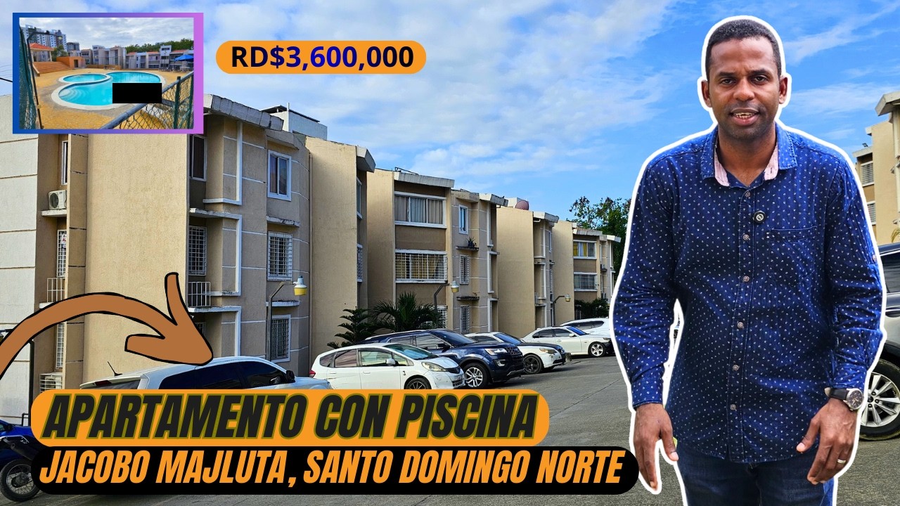 APARTAMENTO ECONOMICO + PISCINA | JACOBO MAJLUTA | COLINAS DEL ARROYO II | INVIERTE EN SANTO DOMINGO