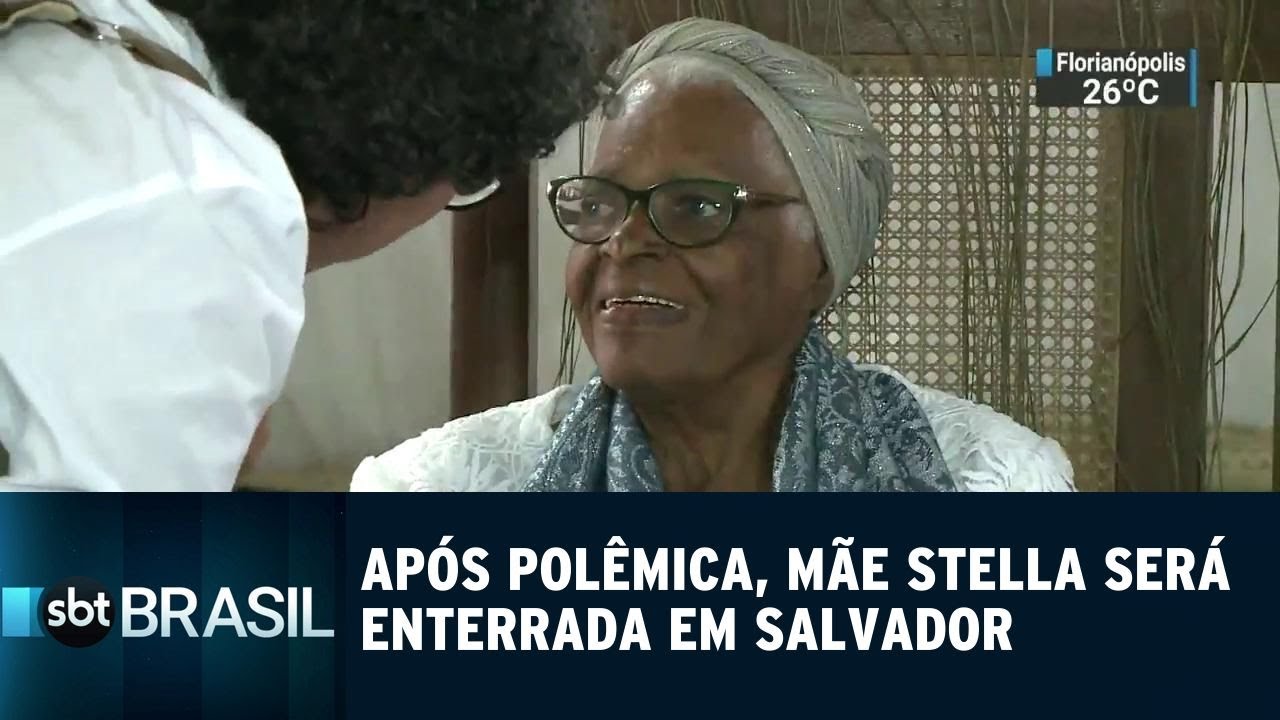 Após decisão da Justiça, corpo de Mãe Stella será enterrado em Salvador | SBT Brasil (28/12/18)