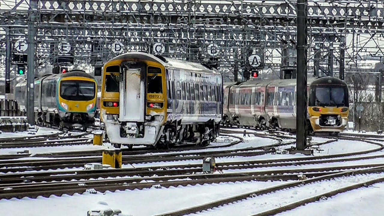 Beast from the East - Wintery Snowy Afternoon at Leeds, ECML | 28/02/2018