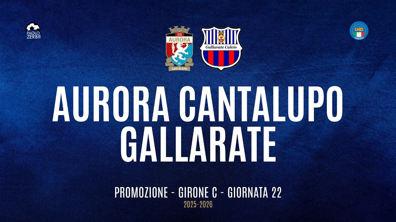 [HIGHLIGHTS] Promozione Girone C 25/26 | Giornata 22 | Aurora Cantalupo - Gallarate