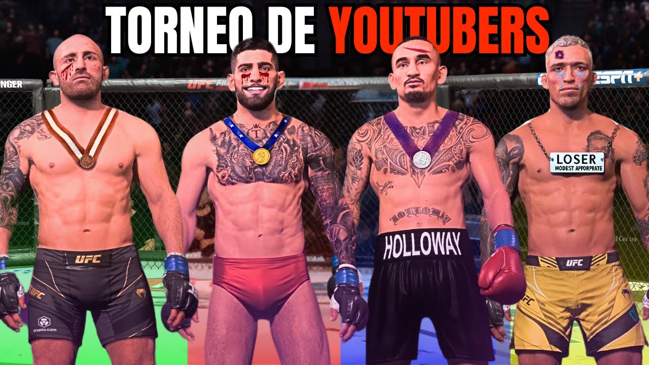 Creamos un Torneo de YouTubers en UFC 5 y Esto Pasó... 👑