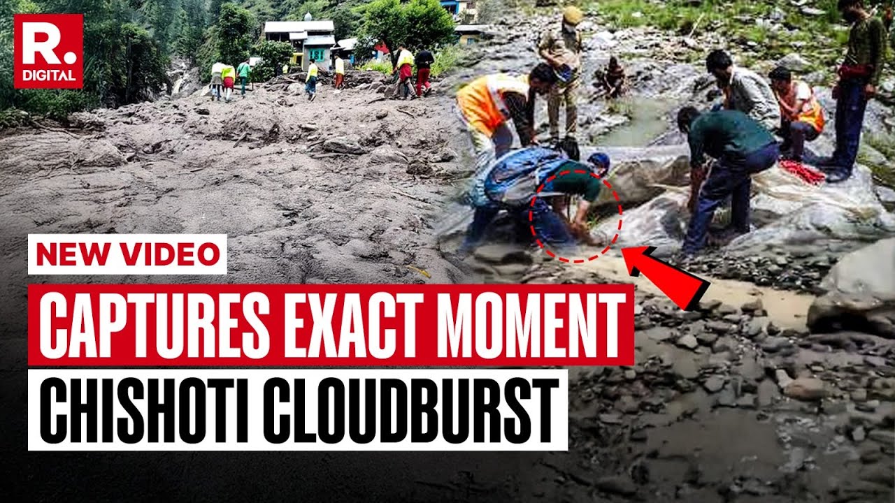 New Video Shows The EXACT Moment Of Chishoti Cloudburst | Kishtwar | Jammu and Kashmir