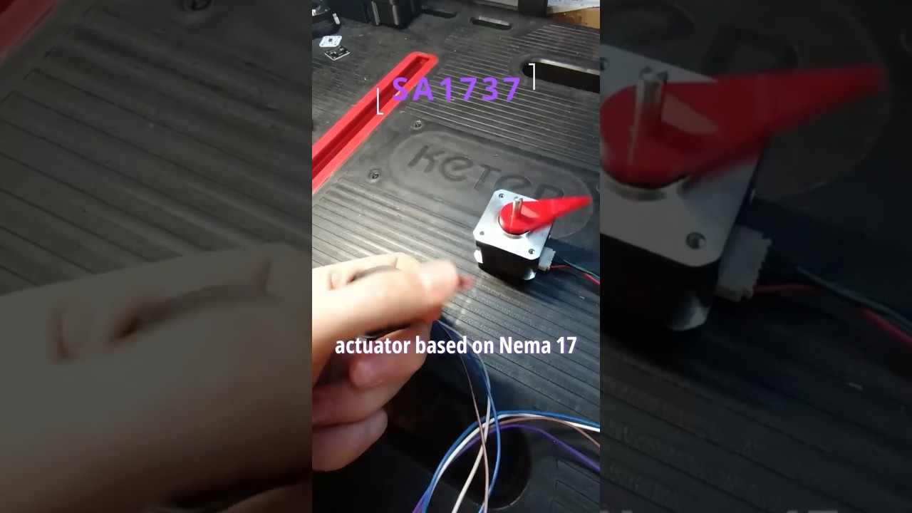 This is my 3d printed robotic actuator SA1737
