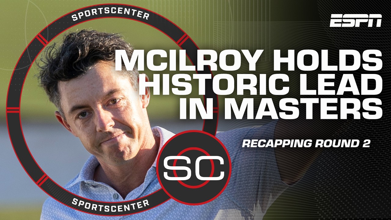 ИТОГ 2-го раунда Masters ⛳ Рори Макилрой лидирует с самым большим отрывом за всю историю после 36...