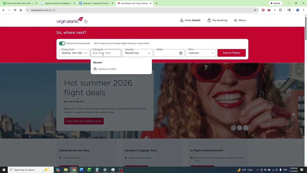 How to Fly 2 Ppl from SEA to Europe for LESS THAN 60k Points (part 1)