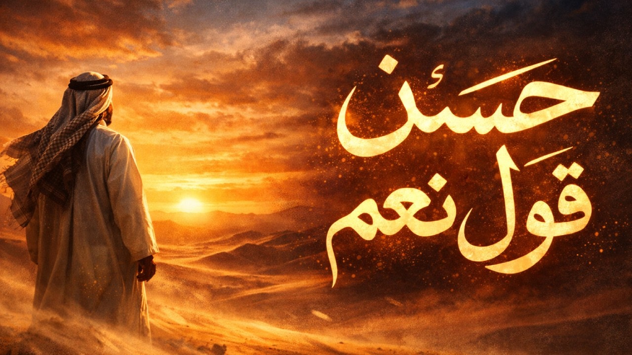 لا تقولنَّ إذا ما لم تُرِد أن تُتِمَّ الوعدَ في شيءٍ نَعَم | قصيدة المثقب العبدي