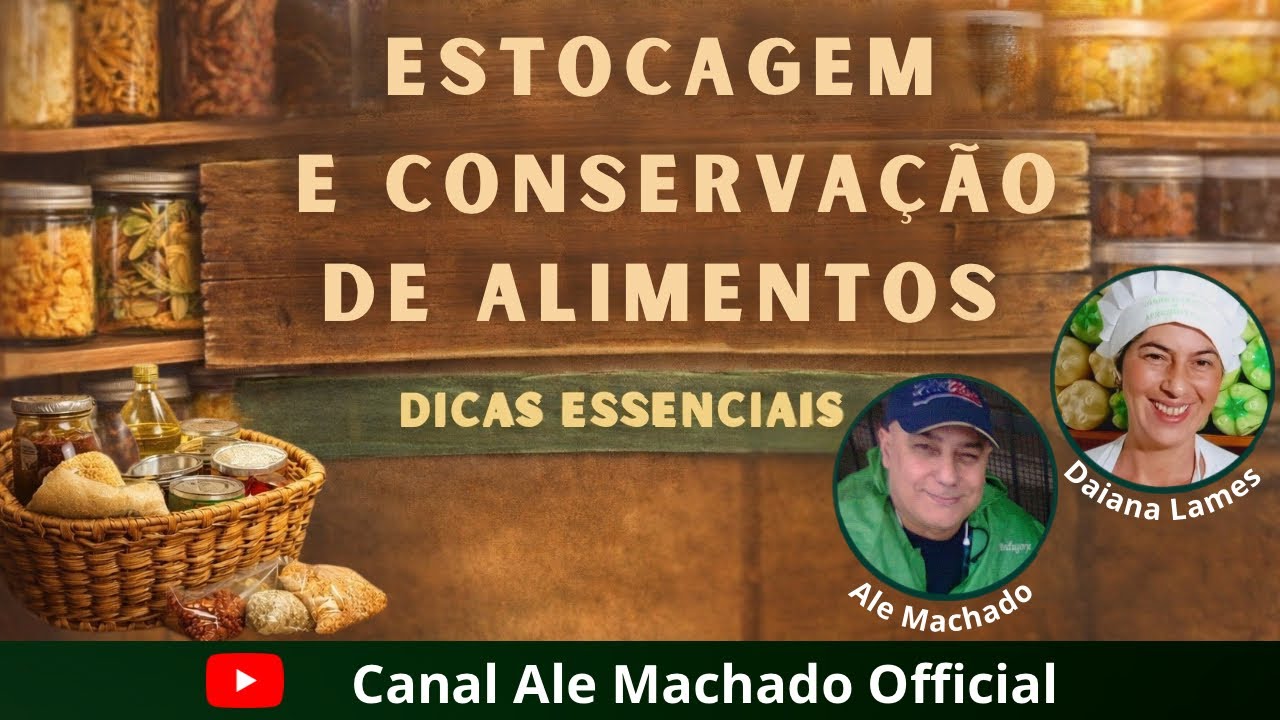 LIVE – TÉCNICAS PRÁTICAS E CASEIRAS PARA PREPARAÇÃO E ESTOCAGEM DE ALIMENTOS com Daiana Lames