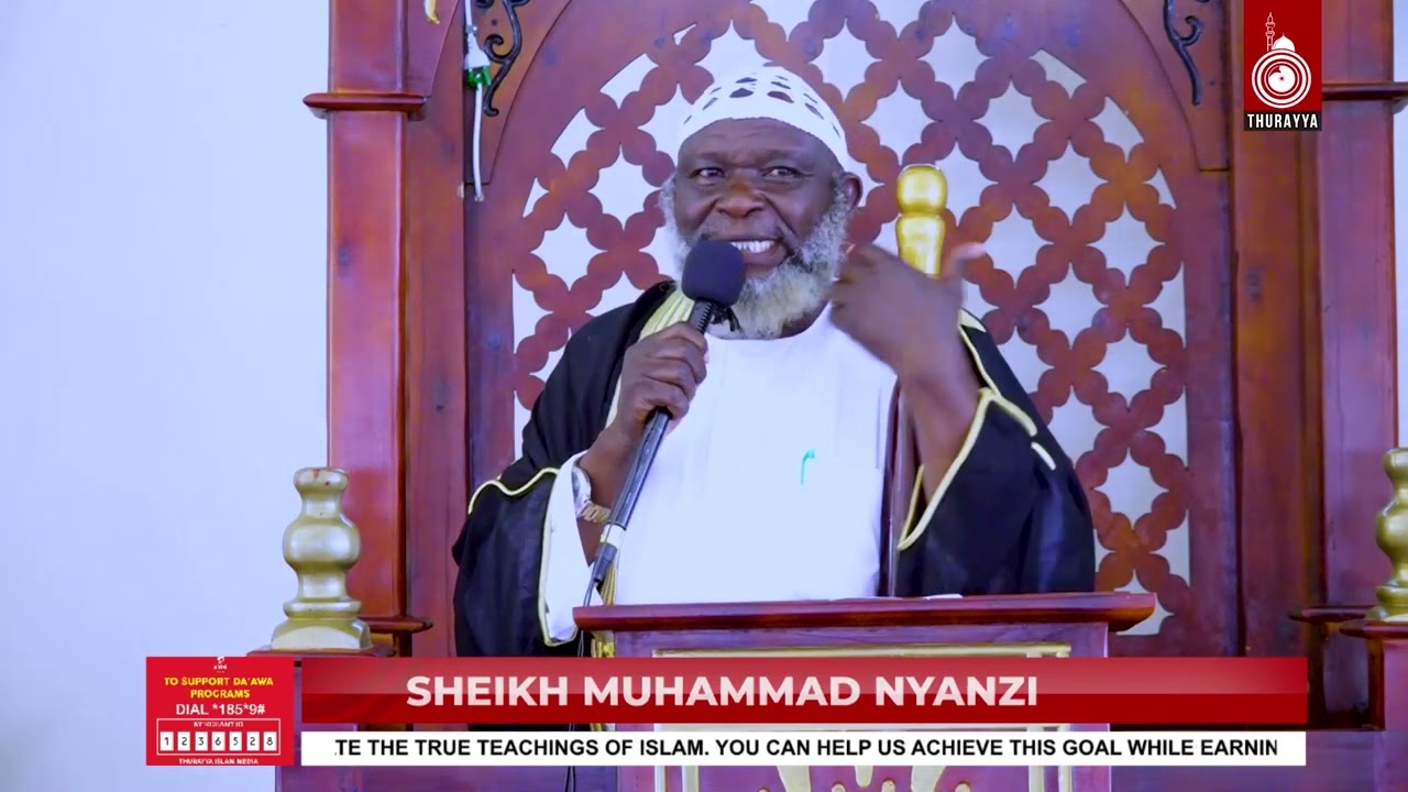 KHUTUBA || OMWANA WO TAKUKAABYANGA AMAZIGA - SHK MUHAMMAD NYANZI | MASAKA MAIN MOSQUE