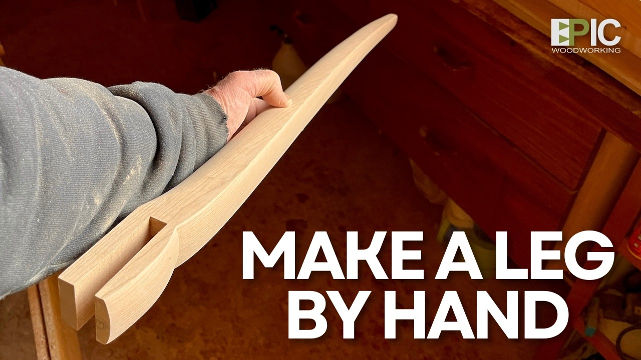 Make a Table Leg by Hand