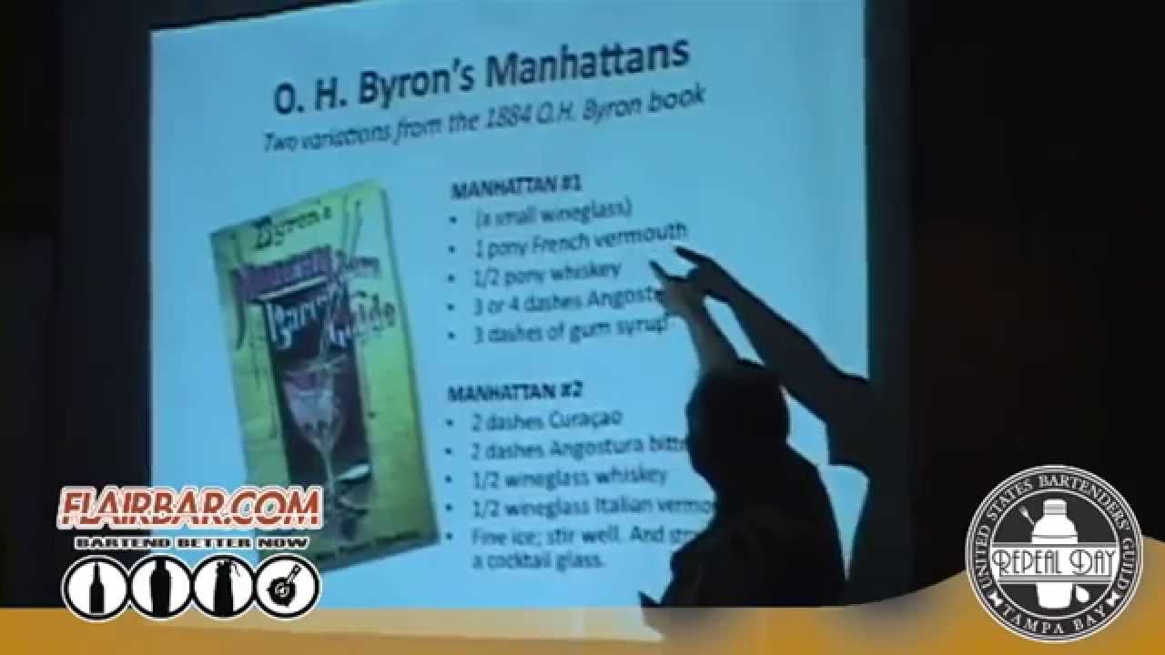 The Deal With Bitters : with Dale Degroff (USBG Tampa Repeal Day Seminar)
