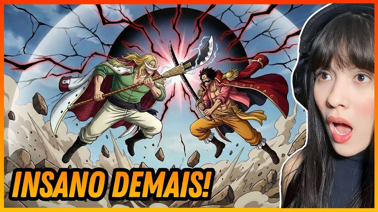 [REACT] EPICO!  Gol D. Roger Vs Barba Branca  | Ep 964-968
