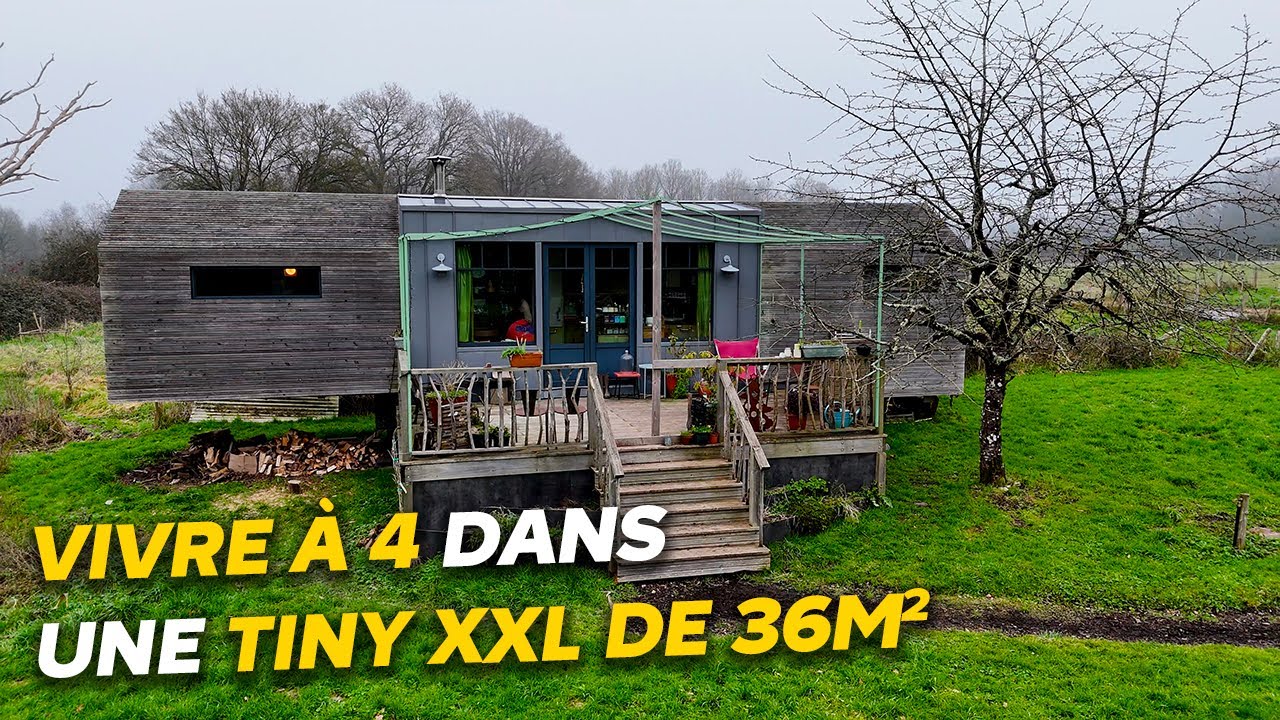 Ils ont construit eux-mêmes une Tiny House le temps de rénover leur grange