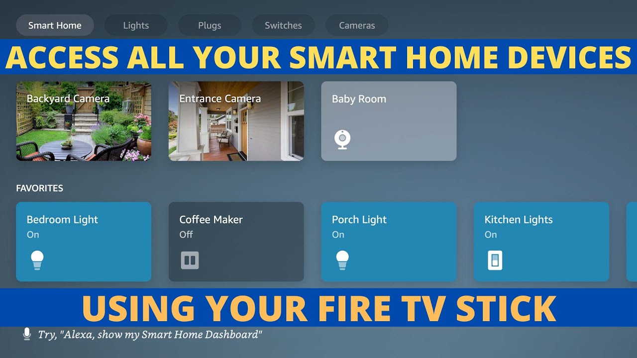 Панель управления умным домом Amazon Fire TV