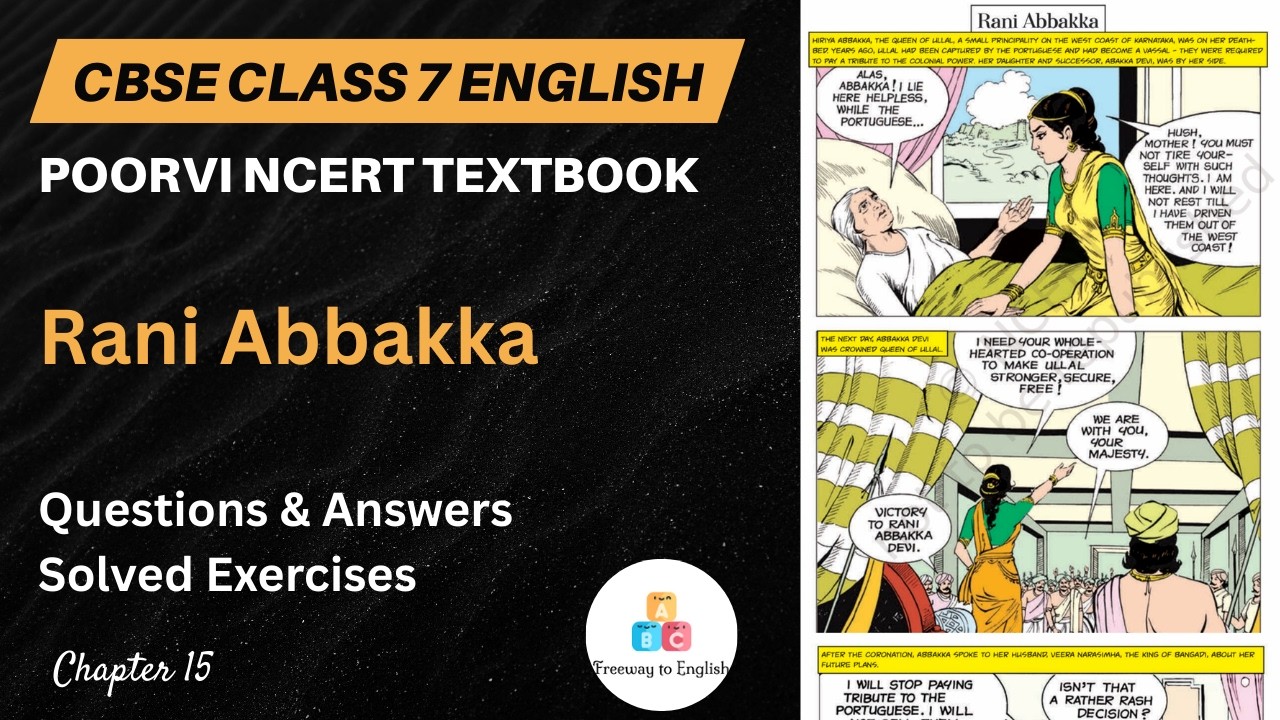 Rani Abbakka Unit 5 Chapter 15 | Class 7 English Poorvi | Questions & Answers | CBSE/NCERT