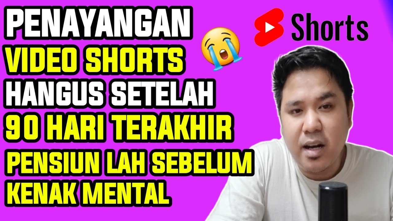 Buat Kejang!! Gak sampai 10juta penayangan video shorts dalam 3 Bulan Hangus monetisasi Video Shorts