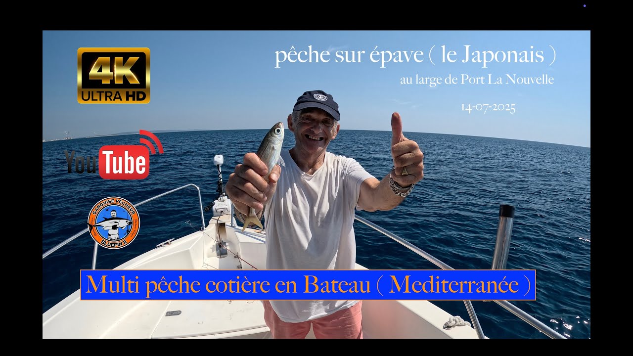 Multi pêche côtière en Bateau  (Méditerranée)