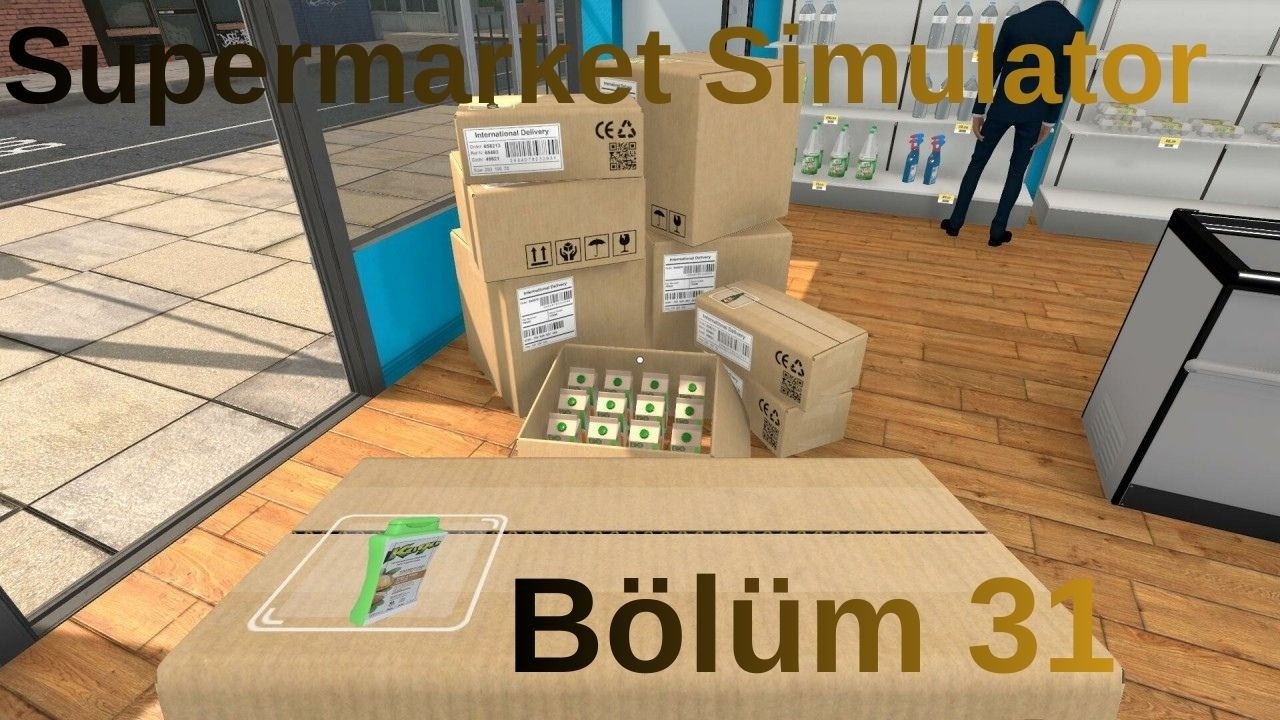 Supermarket Simulator Bölüm 31 Markette Herşeyin Yerini Değiştirdik Tekrardan #oyunlar #oyuncu