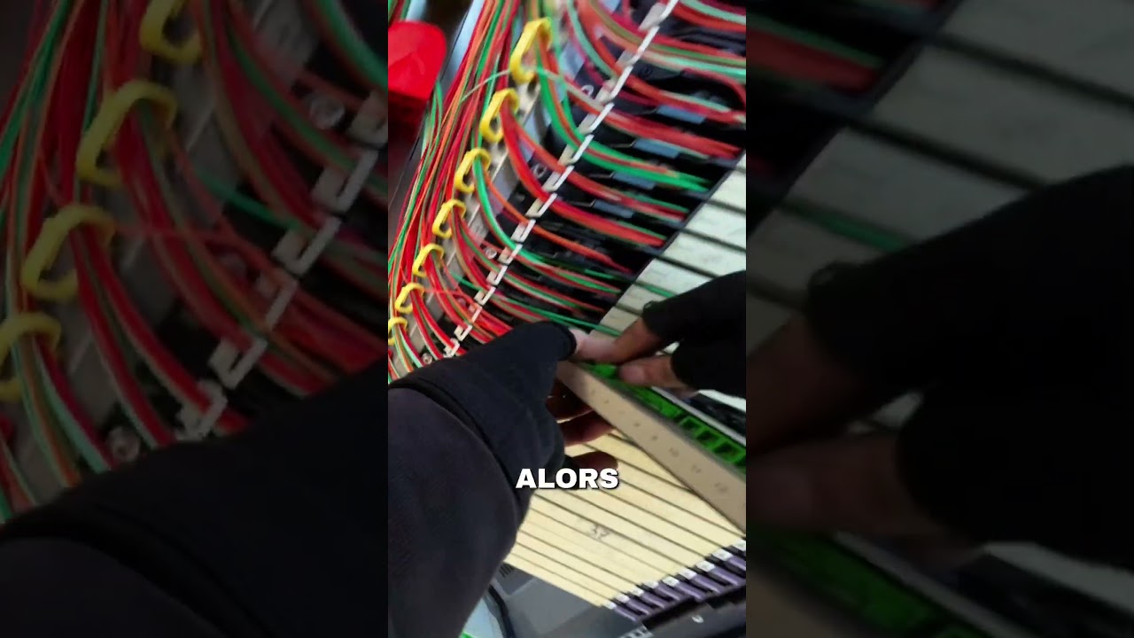 Fibre vol&eacute;e au bo&icirc;tier par un le technicien d&rsquo;un voisin #fibre #fibreoptique #internet #wifi