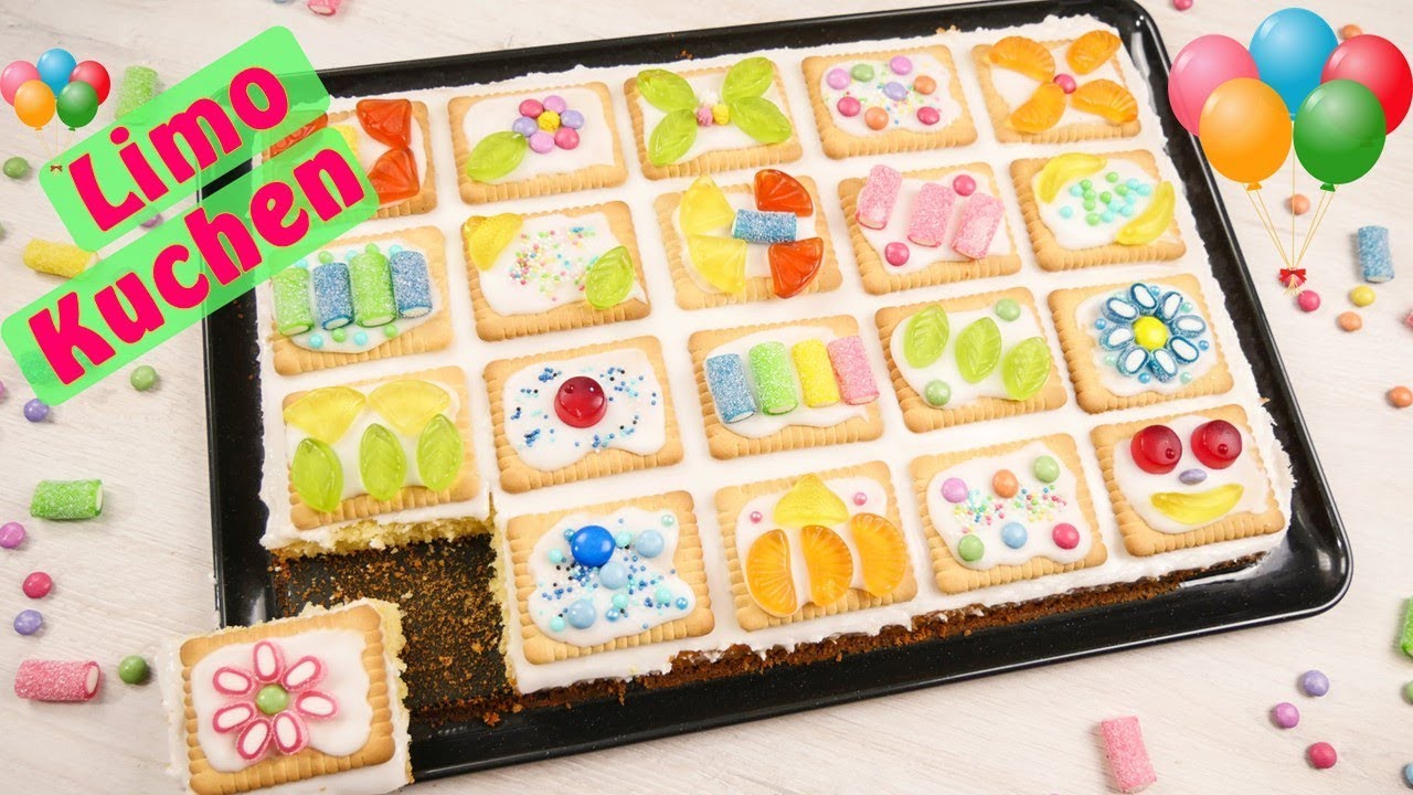 Limo Kuchen I Butterkekskuchen I Kindergeburtstag I Geburtstagskuchen