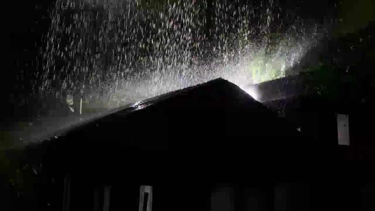 Rain on Roof Sounds for Sleeping 😴 Tin Roof Rain for Deep Sleep & Relaxation