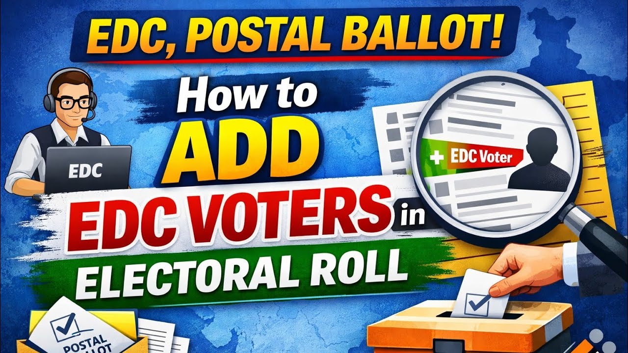 #VOTE1 | Election Duty Certificate | How to ADD EDC voters in ELECTORAL ROLL | Get an EDC |