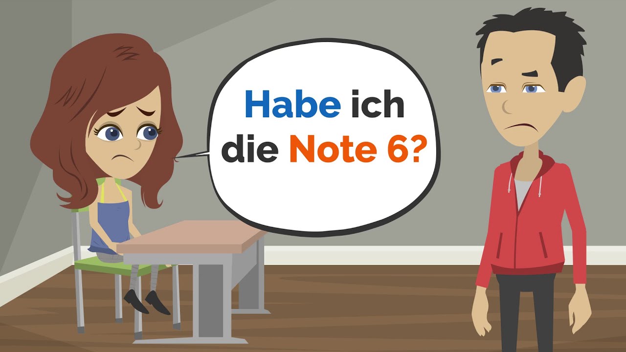 Mia schreibt einen wichtigen Test
