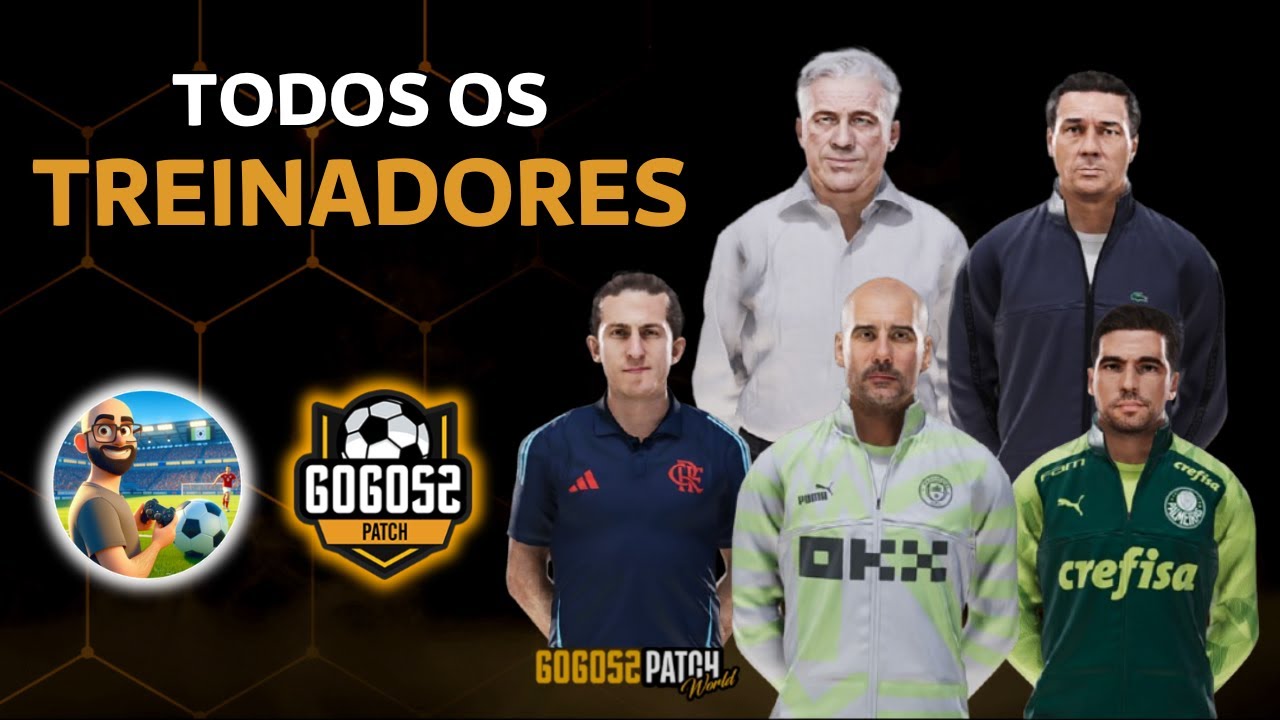 TODOS OS TREINADORES PARA SUA MASTER LIGA NO GOGOSZ PATCH WORLD 2025!