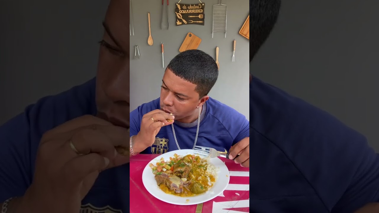 ✅ N teve o caruru ainda, mais vamos comer com vinagrete msm