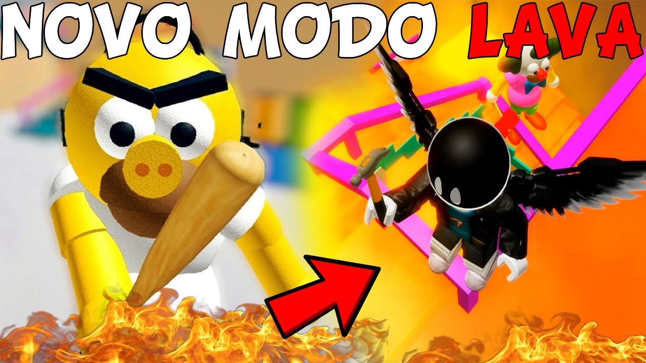 NOVO MODO O CHÃO É LAVA!! - Roblox The Piggysons - NightExtreme