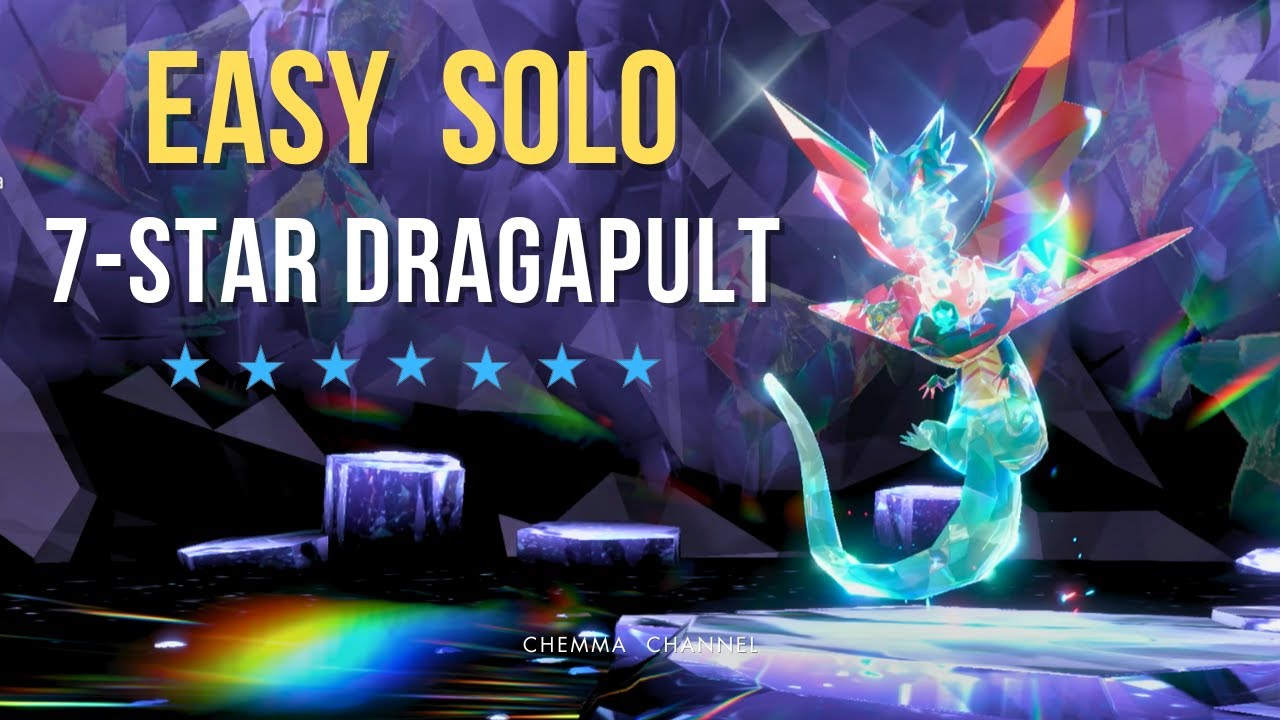 EASY SOLO 7 Star DRAGAPULT Tera Raid Event - Pok&eacute;mon Scarlet and Violet