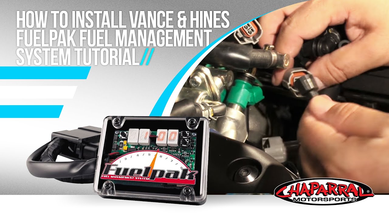 How To Install Vance & Hines Fuelpak Fuel Management System Tutorial