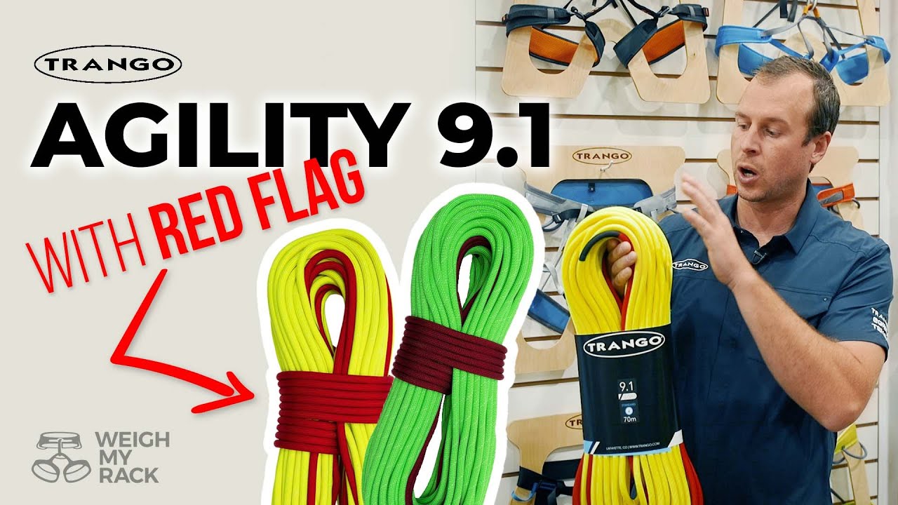 Trango Agility 9.1 Red Flag climbing rope