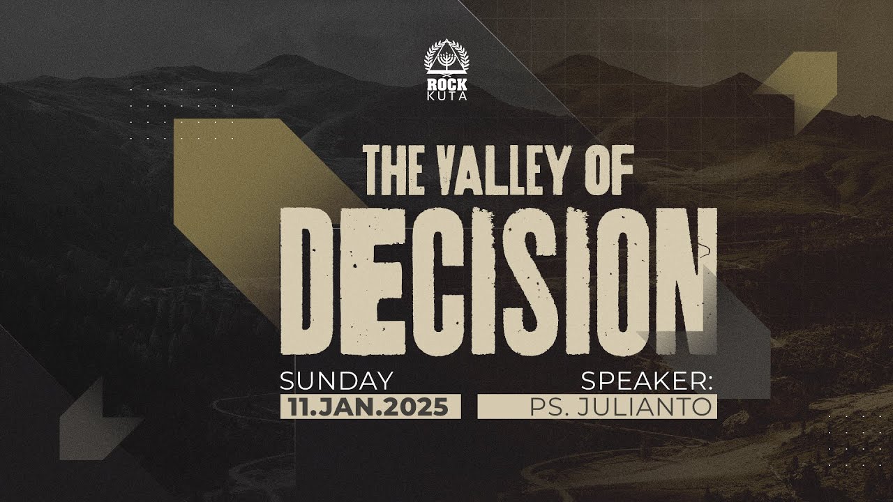 ONlLINE SERVICE 11 Januari 2026 | The Valley of Decision | Ps. Julianto