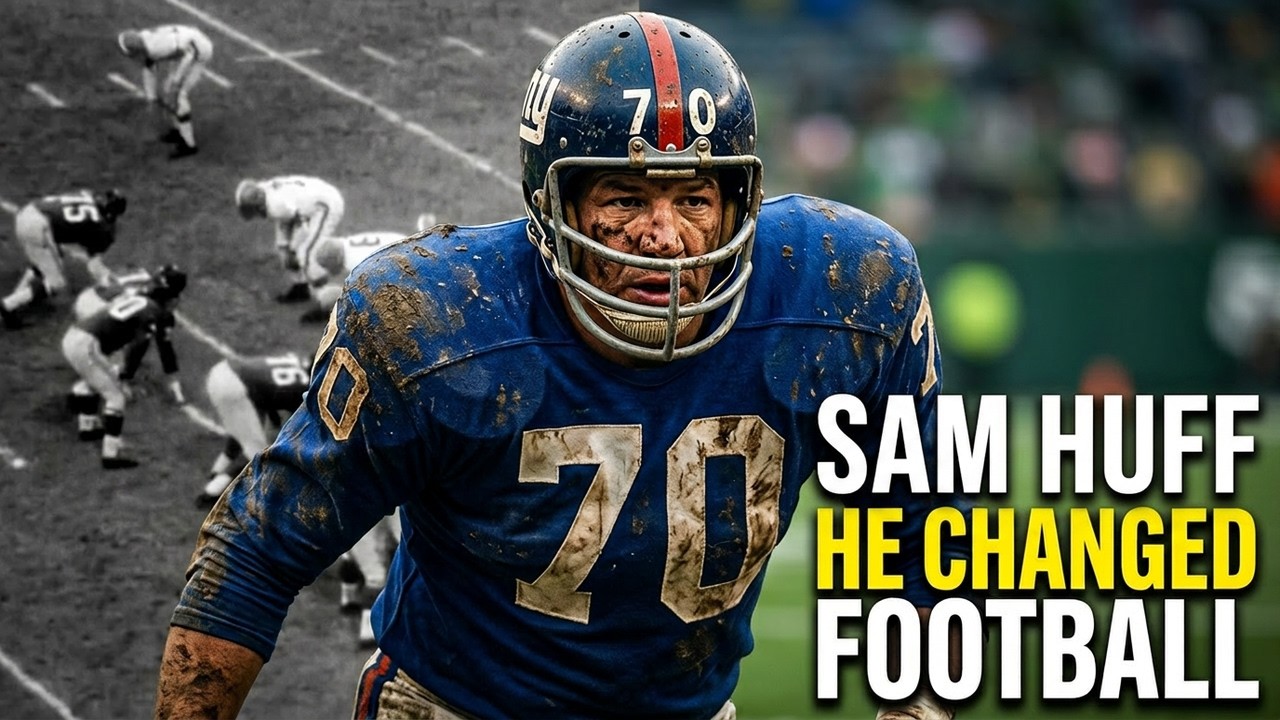 Sam Huff's AMAZING NFL Hall of Fame Career Highlights!