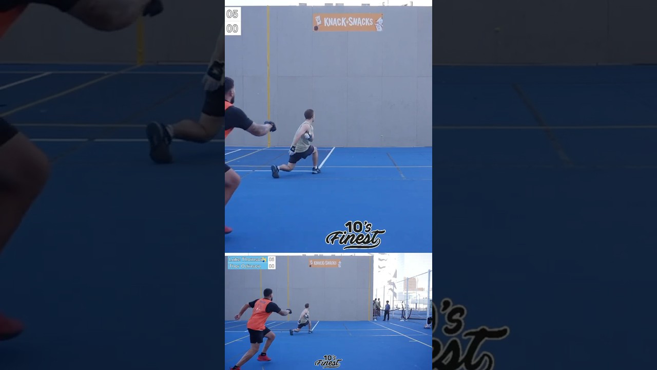 Luke Thomson is so technical #handball #onewall #nychandball #tensfinest #sports #nycsports