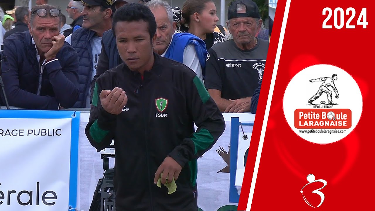 Cadrage MADAGASCAR vs TORRALBA : National Triplette à pétanque 70e Critérium de Laragne-Monteglin