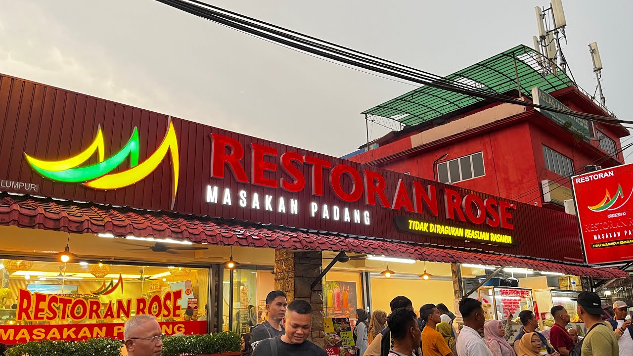 RESTORAN PADANG LEGENDARIS‼️DI JALAN RAJA ALANG KAMPUNG BHARU MALAYSIA🇲🇾