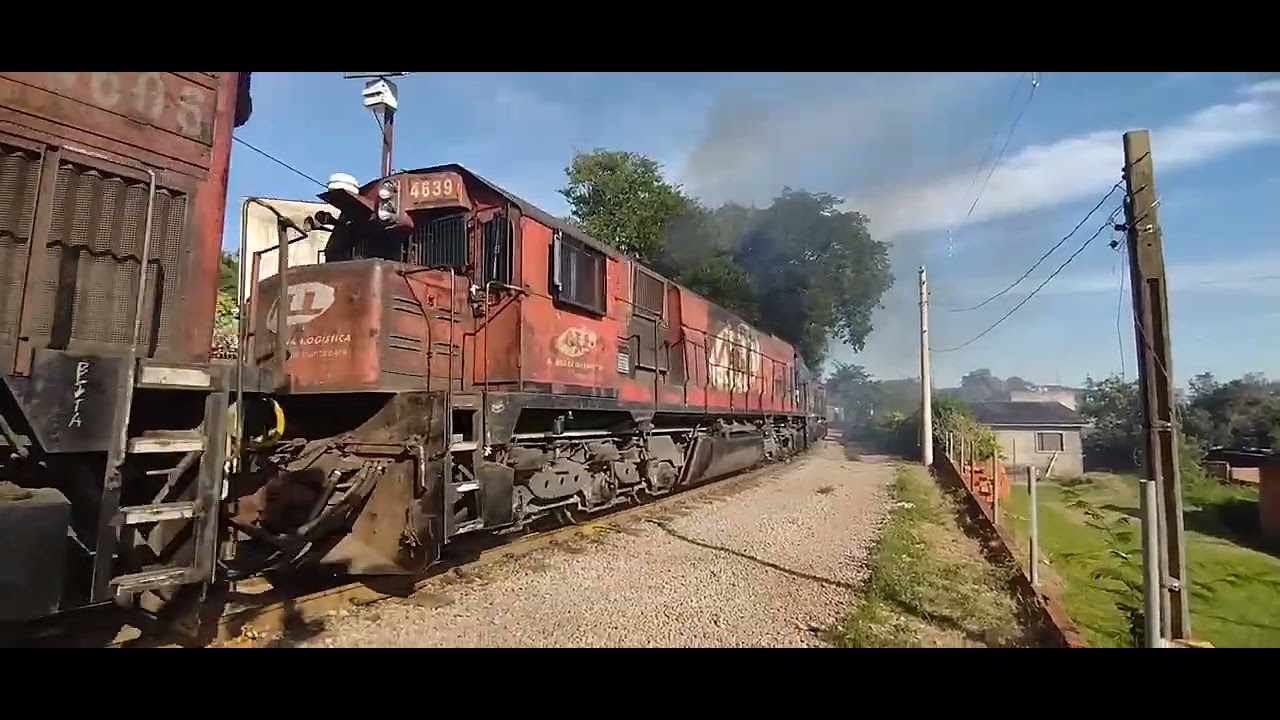 Trem Vazio #4626 Cruzando Santa Maria RS 