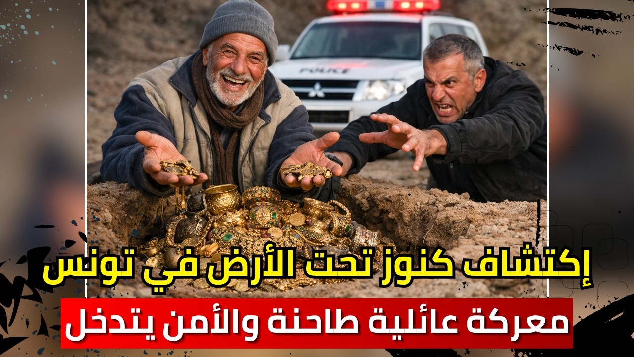 عاجل / معركة عائلية طاحنة والأمن يتدخل بعد إكتشاف كنوز تحت الأرض في هذه المنطقة التونسية
