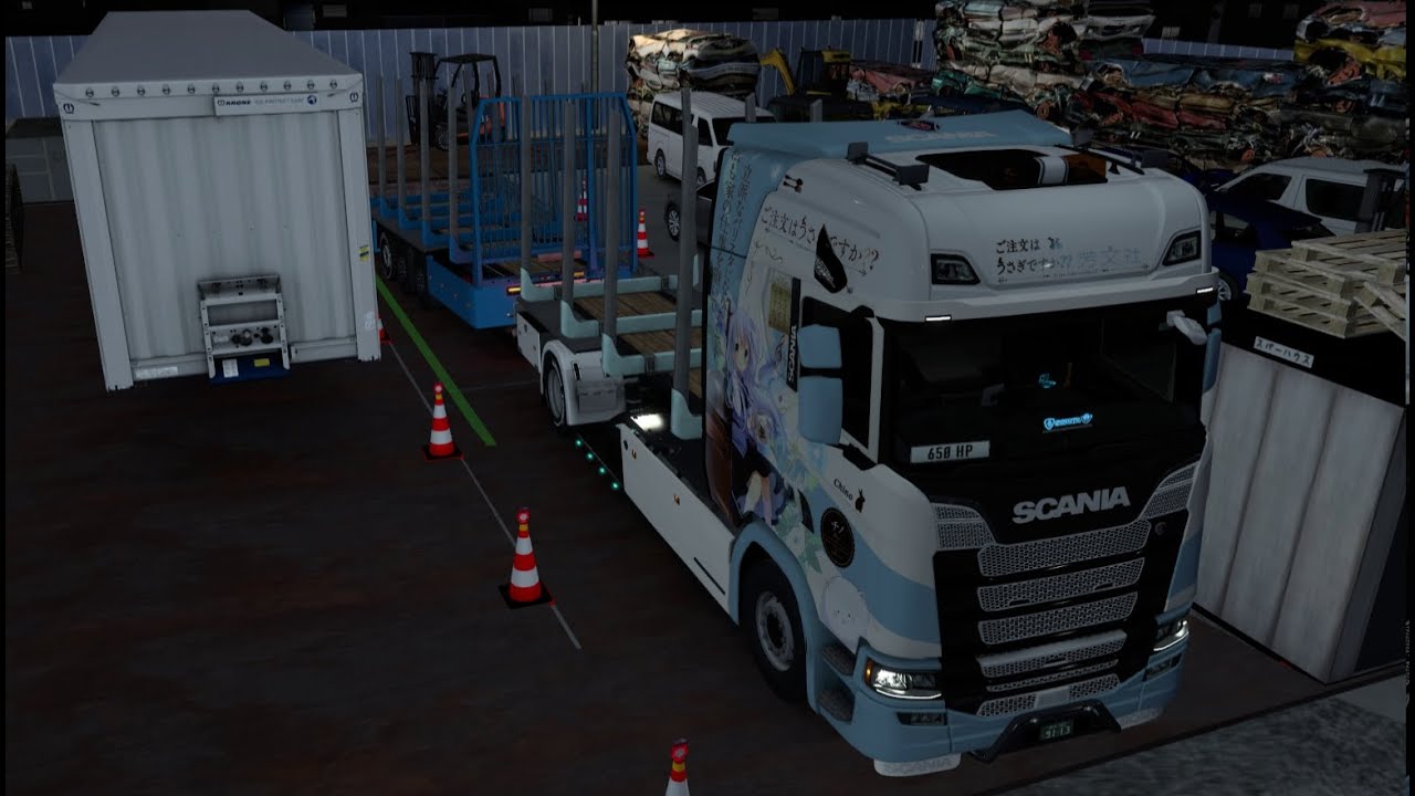 ETS2 神マップMODの日本マップがバージョン1.55に対応しました　終