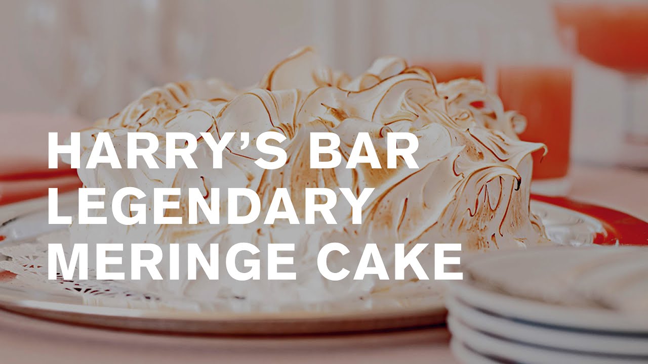 Harry's Bar Vanilla Meringue Cake [recipe from Cipriani]