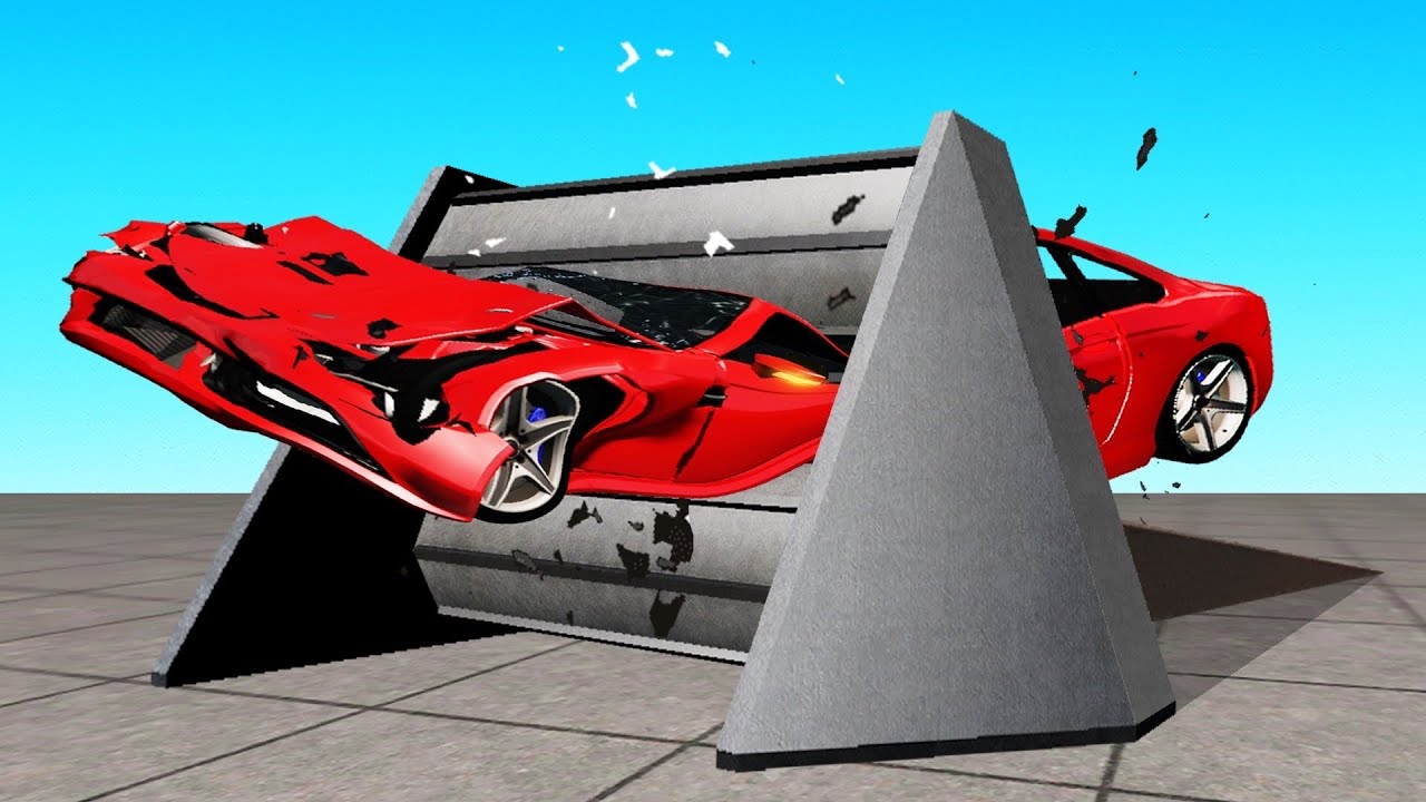 I CRUSHED My SUPERCAR In A MEGA GRINDER (BeamNG Multiplayer)