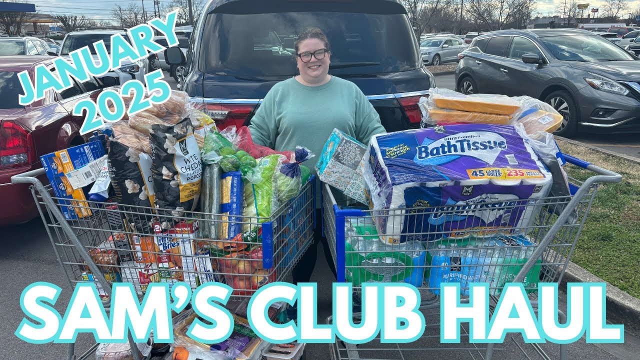 🎉 $770 MEGA SAM’S CLUB HAUL | JANUARY 2025 | FIRST GROCERY HAUL OF THE YEAR! 🎉