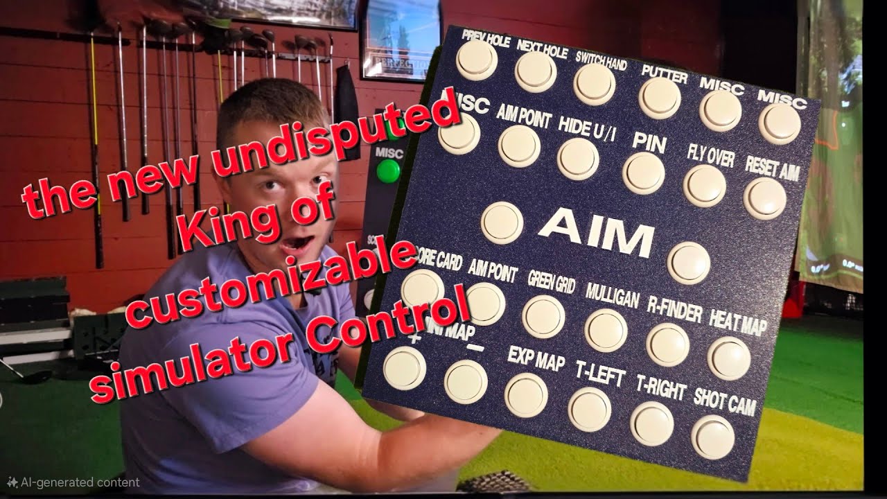 Introducing the MEGA box, extreme golf simulator control box