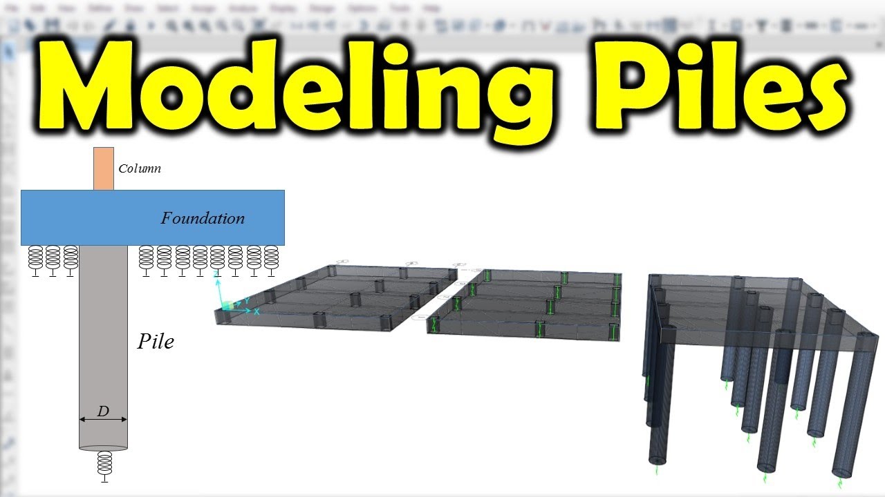 Point Spring vs RC Column Pile Modeling in SAFE: Which Works Best?